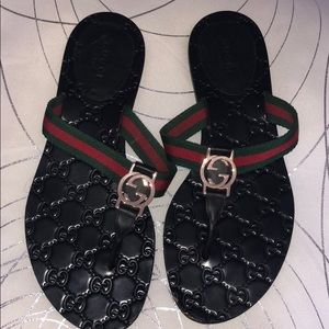 Gucci gg thong sandals